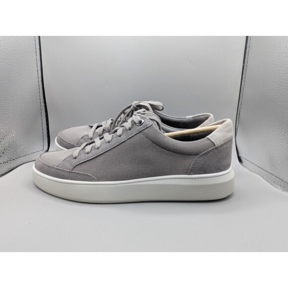 Vince Dawson Men\'s Canvas-Suede Gray Low-Top Sneakers Size7 M main image 9